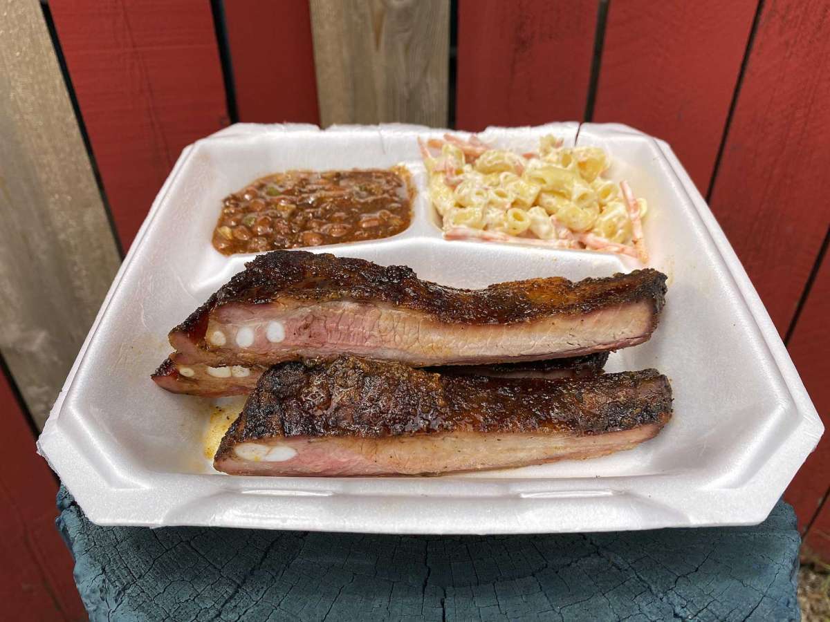 San Antonio food truck Bar B Que Done Wright doing Texas barbecue with an Alabama-Philippines spin on Southwest Side