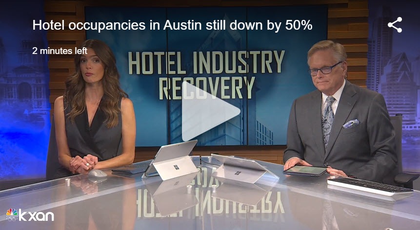 Hotel occupancies in Austin still down by 50%, but prices stay high for big events