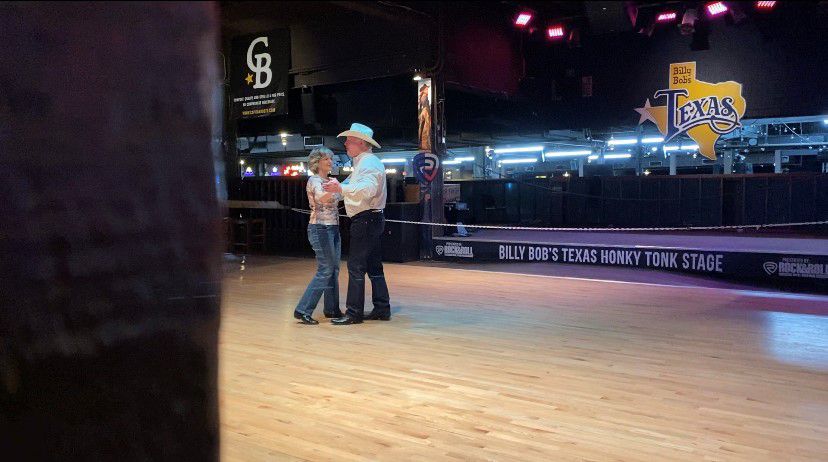 Award-winning country-western dancers discuss the beauty of the Texas two-step